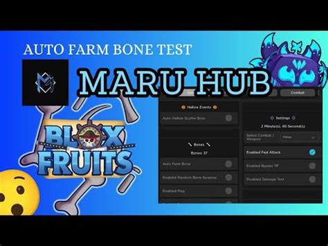 maryhubx|{BLOX FRUITS}: Maru Hub, Auto Farm, Boss Farm (Sept. 2024)